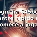 Login na 645bet: entre rápido e comece a jogar